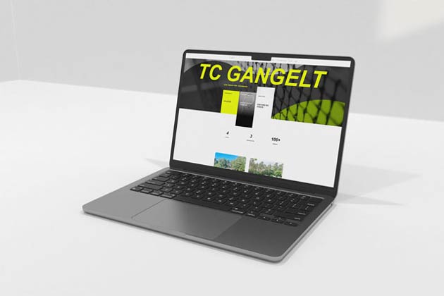 Webdesign Tennisverein Gangelt